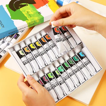 Acrylic paint 12/18/24/36 color Beginner hand painted wall color set acrylic 12ML diy pigment art supplies
Acrylic paint 12/18/24/36 color Beginner hand painted wall color set acrylic 12ML diy pigment art supplies
