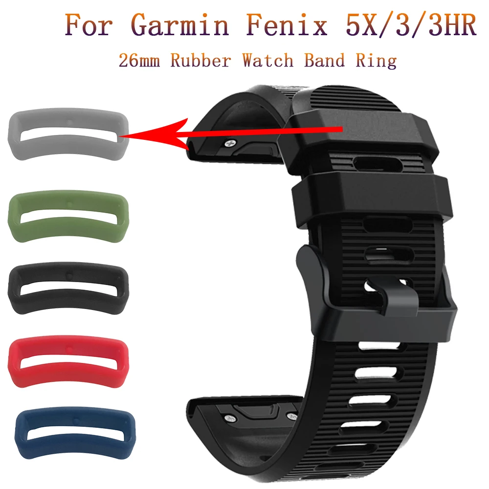 26mm Strap Loop Ring Classic Silicone For Garmin Fenix 5X/3/3HR 5X Plus Band Keeper Loop Security Holder Retainer Ring Accessory
26mm Strap Loop Ring Classic Silicone For Garmin Fenix 5X/3/3HR 5X Plus Band Keeper Loop Security Holder Retainer Ring Accessory