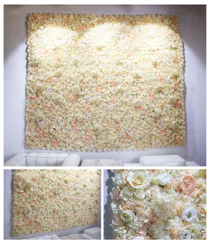 Artificial Flower Wall Panels of 16 x 24" Flower Wall Mat Silk Rose Flower Panels for Backdrop Wedding Wall Decoration 
Artificial Flower Wall Panels of 16 x 24" Flower Wall Mat Silk Rose Flower Panels for Backdrop Wedding Wall Decoration