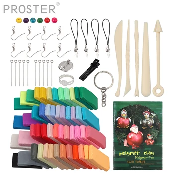 Proster 50Pcs DIY Craft Malleable Polymer Modelling Soft Clay Block Set With Tool Box Oven Bake Polymer Muti Color Clay Tool Toy
Proster 50Pcs DIY Craft Malleable Polymer Modelling Soft Clay Block Set With Tool Box Oven Bake Polymer Muti Color Clay Tool Toy