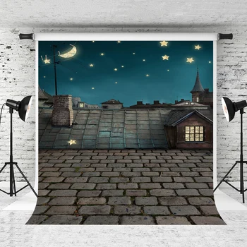 VinylBDS Night Starry Photography Backdrops House Roof Backgrounds For Photo Studio Brick Road Washable Photographic Background
VinylBDS Night Starry Photography Backdrops House Roof Backgrounds For Photo Studio Brick Road Washable Photographic Background
