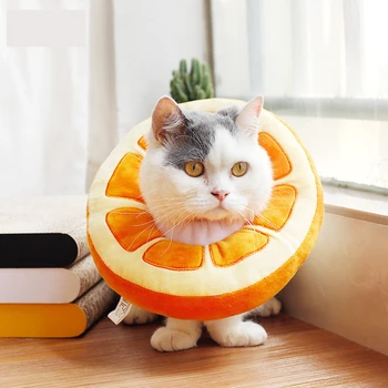 Soft Pet Protective Collar Fruit Cat Neck Recovery Collar for Anti-Bite Lick Surgery Wound Healing Dogs Health Medical Circle 
Soft Pet Protective Collar Fruit Cat Neck Recovery Collar for Anti-Bite Lick Surgery Wound Healing Dogs Health Medical Circle