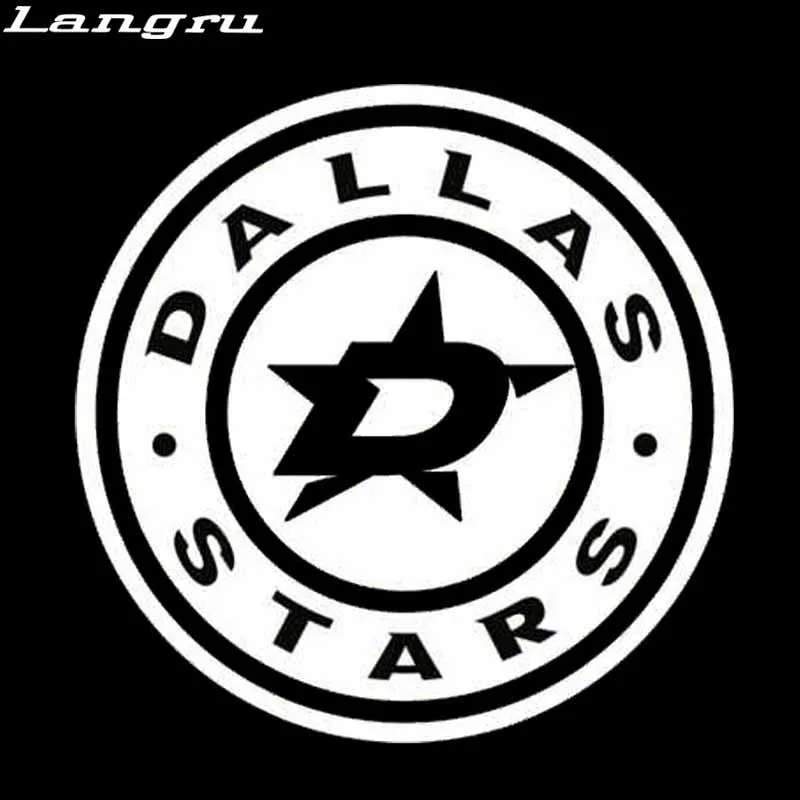 langru 15cm*15cm dallas stars fashion vinyl stickers car window