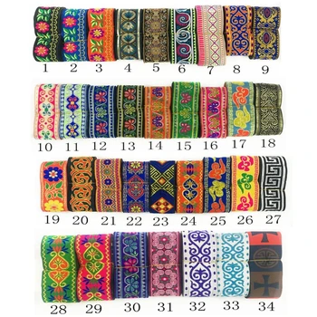 50mm width flower Embroidered ribbon Lace Trimming fabric jacquard Ribbon webbing kimono stage garments DIY Accessories FH43
50mm width flower Embroidered ribbon Lace Trimming fabric jacquard Ribbon webbing kimono stage garments DIY Accessories FH43