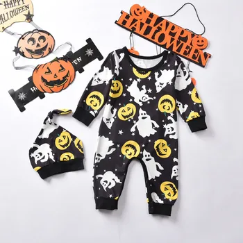 Halloween clothes Newborn Infant Baby Boy Girl Pumpkin Ghost Romper Jumpsuit Cap Costume Drop Shipping 
Halloween clothes Newborn Infant Baby Boy Girl Pumpkin Ghost Romper Jumpsuit Cap Costume Drop Shipping