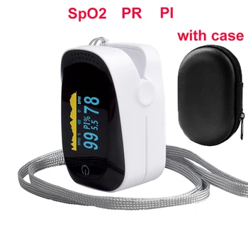 Fingertip Pulse Oximeter Digital OLED Display Oxygen Saturation Meter SpO2 PR PI Heart Rate Monitor Home Health Care With Case
Fingertip Pulse Oximeter Digital OLED Display Oxygen Saturation Meter SpO2 PR PI Heart Rate Monitor Home Health Care With Case