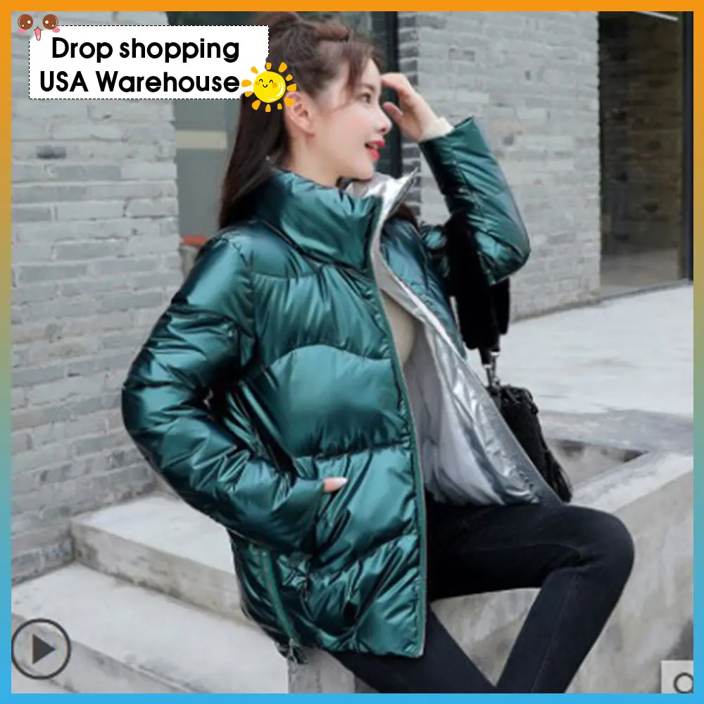 Bright down Jacket Cotton-Padded Clothes Women's Short Style Winter 2020 New Korean Loose Cotton-Padded Jacket Fashion Coat
Bright down Jacket Cotton-Padded Clothes Women's Short Style Winter 2020 New Korean Loose Cotton-Padded Jacket Fashion Coat