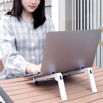Adjustable Laptop Stand Foldable Aluminium Alloy Laptop Riser Holder For Portable Laptop Stand Bracket 
Adjustable Laptop Stand Foldable Aluminium Alloy Laptop Riser Holder For Portable Laptop Stand Bracket