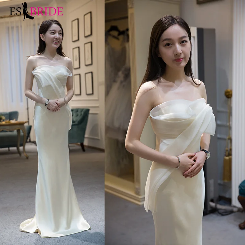 Sexy Mermaid Evening Dresses ES2935-1 Ruffles Off The Shoulder Floor Length Girl's Formal Evening Party Gowns Robe De Soiree
Sexy Mermaid Evening Dresses ES2935-1 Ruffles Off The Shoulder Floor Length Girl's Formal Evening Party Gowns Robe De Soiree