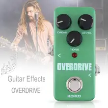 KOKKO Mini Green Electric Guitar Bass Effect Pedal OVERDRIVE Delivers Warm Natural Overdrive Sound True Bypass Full Metal Shell
KOKKO Mini Green Electric Guitar Bass Effect Pedal OVERDRIVE Delivers Warm Natural Overdrive Sound True Bypass Full Metal Shell