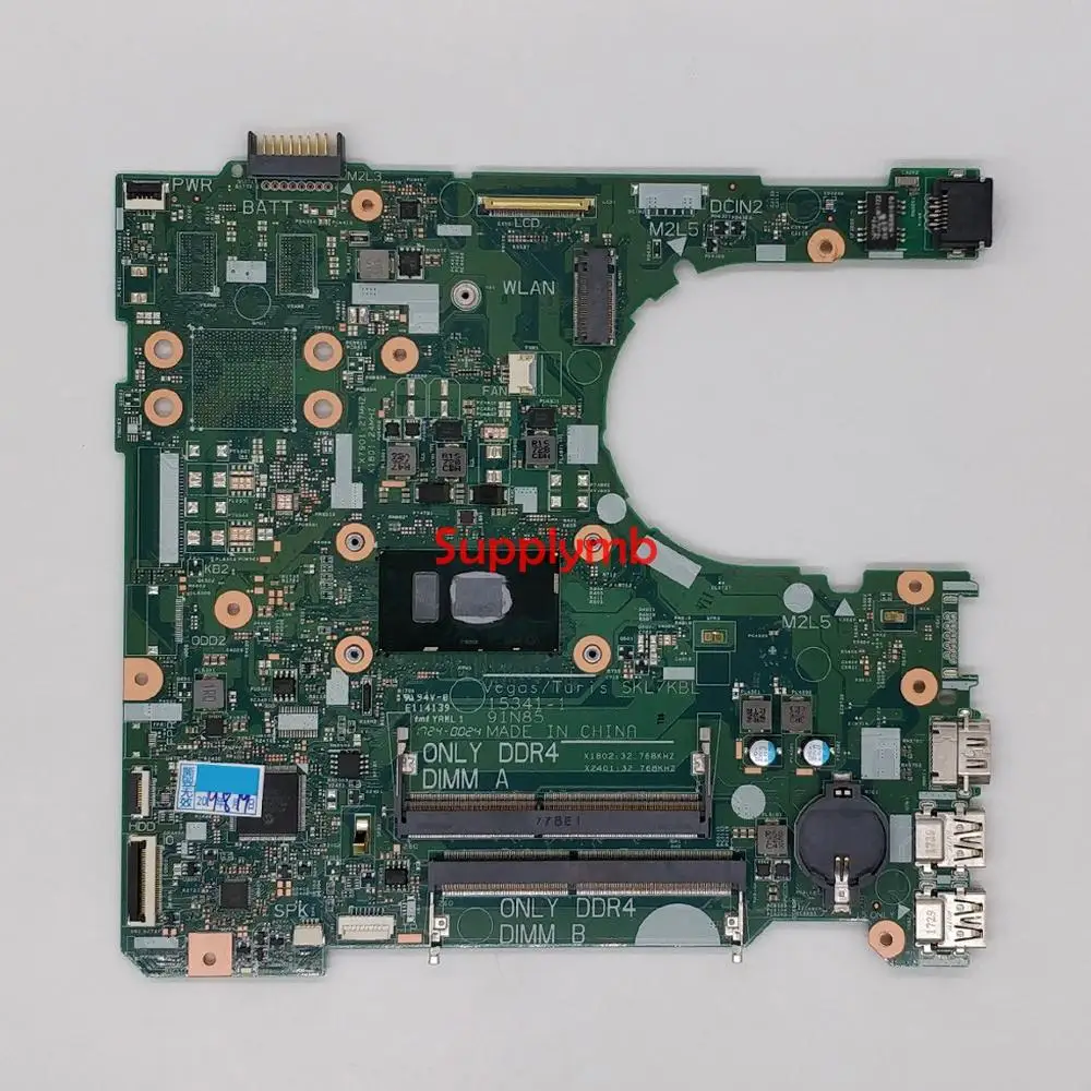 CN-0DKK57 0DKK57 DKK57 15341-1 91N85 w i5-7200U CPU for Dell Inspiron 3567 NoteBook PC Laptop Motherboard Tested
CN-0DKK57 0DKK57 DKK57 15341-1 91N85 w i5-7200U CPU for Dell Inspiron 3567 NoteBook PC Laptop Motherboard Tested