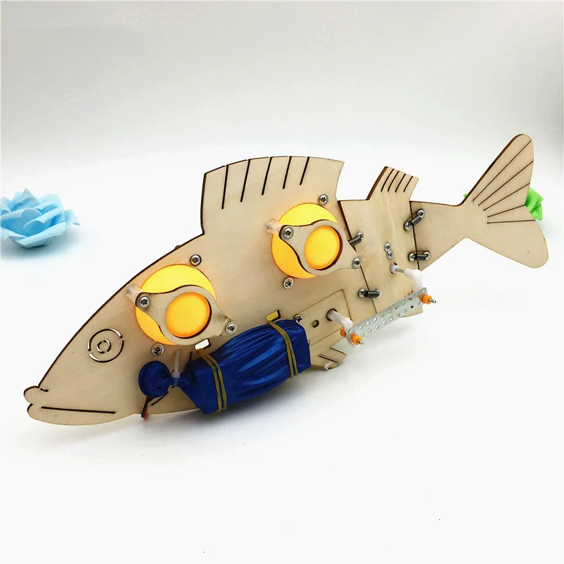 STEM Toys for Children Educational Science Experiment Technology Set DIY Electric Mechanical Fish Model Puzzle Painted Kids Toy
STEM Toys for Children Educational Science Experiment Technology Set DIY Electric Mechanical Fish Model Puzzle Painted Kids Toy