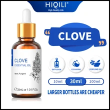 30ML Premium Clove Essential Oils HIQILI 100% Pure Natural Aromatherapy Diffuser Oil Improve Digestive System And Prevent Colds
30ML Premium Clove Essential Oils HIQILI 100% Pure Natural Aromatherapy Diffuser Oil Improve Digestive System And Prevent Colds