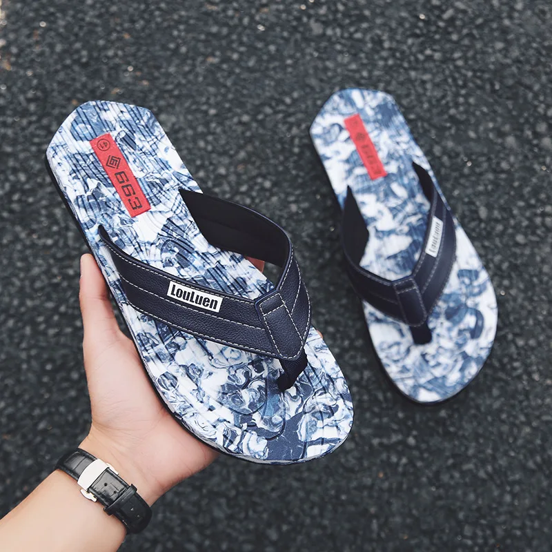 New Style Flip-flops Men's Fashion Outdoor Korean-style Slippers Camouflage Slipper Outer Wear Summer Anti-slip Sandals Men Sand
New Style Flip-flops Men's Fashion Outdoor Korean-style Slippers Camouflage Slipper Outer Wear Summer Anti-slip Sandals Men Sand