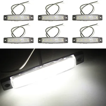 10pcs Navigation Cockpit Decoration Truck Car Side Marker Waterproof Safety Universal Signal Lamp 12V 24V 6 Leds Easy Install
10pcs Navigation Cockpit Decoration Truck Car Side Marker Waterproof Safety Universal Signal Lamp 12V 24V 6 Leds Easy Install