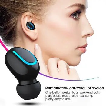 Portable Mini TWS Bluetooth Wireless Earphone Sweat Proof Stereo Handsfree Wireless Earphone with Charging Box USB Charging
Portable Mini TWS Bluetooth Wireless Earphone Sweat Proof Stereo Handsfree Wireless Earphone with Charging Box USB Charging