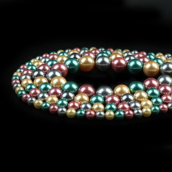 Natural Green Yellow Red Grey Shell Pearl Beads Round Loose Spacer Beads For DIY Jewelry Making Bracelet 15'' 6/8/10/12mm
Natural Green Yellow Red Grey Shell Pearl Beads Round Loose Spacer Beads For DIY Jewelry Making Bracelet 15'' 6/8/10/12mm