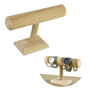Display Props Hair Bands Storage Home T-Bar Watch Stable Base Jewelry Rack Bangle Bracelet Show Shop Shelf Single Layer