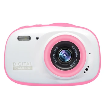 Kids Camera Underwater Digital Video Camcorder 8MP HD 1080P IP68 Waterproof with 2.0Inch IPS Screen Gift for Children Girls Boys