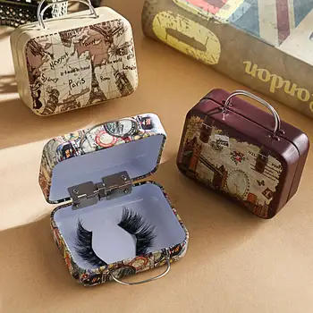 8PCS False Eyelash Box Vintage Stylish Mini Suitcase Eyelash Packaging Storage Case Holder Container for Women Girls Gift
8PCS False Eyelash Box Vintage Stylish Mini Suitcase Eyelash Packaging Storage Case Holder Container for Women Girls Gift