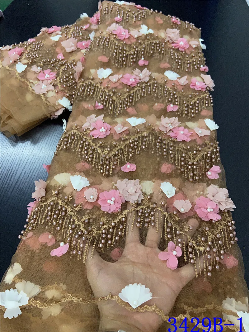 NIAI африканская Ткань кружево 2020 французские сетчатые шнурки нигерийская вышивка