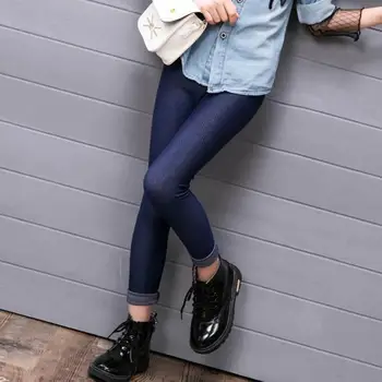 Kids Girls Leggings Spring Autumn Imitation Denim Pants For Girls Slim Trousers 2019 New Children's Pant Black Blue
Kids Girls Leggings Spring Autumn Imitation Denim Pants For Girls Slim Trousers 2019 New Children's Pant Black Blue