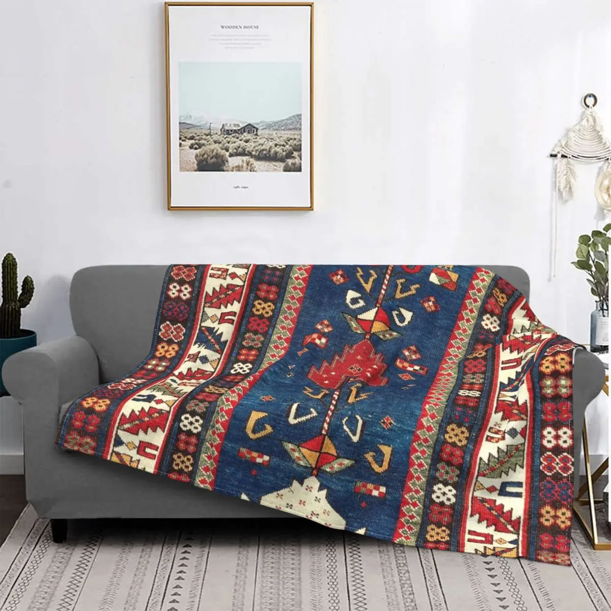Shirvan East Caucasus Blanket Vintage Persian European Plush Warm Soft Flannel Fleece Throw Blanket For Bedding Bedspread Cover
Shirvan East Caucasus Blanket Vintage Persian European Plush Warm Soft Flannel Fleece Throw Blanket For Bedding Bedspread Cover