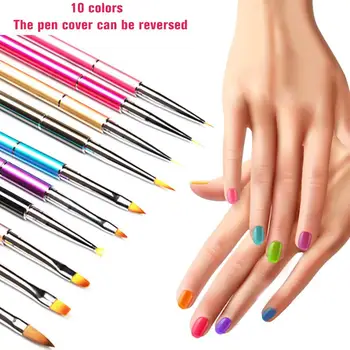 Nail Art Pen Set High-grade Nail Pen Set Art Nail Brush Combination Set 10 Color Metal Rods Work Fine Pen Cover Can Be Reversed
Nail Art Pen Set High-grade Nail Pen Set Art Nail Brush Combination Set 10 Color Metal Rods Work Fine Pen Cover Can Be Reversed