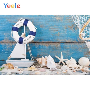 Sea Ocean Ship Shell Fishing Net Wood Board Baby Shower Birthday Backdrop Photography Background For Photo studio Photophone
Sea Ocean Ship Shell Fishing Net Wood Board Baby Shower Birthday Backdrop Photography Background For Photo studio Photophone