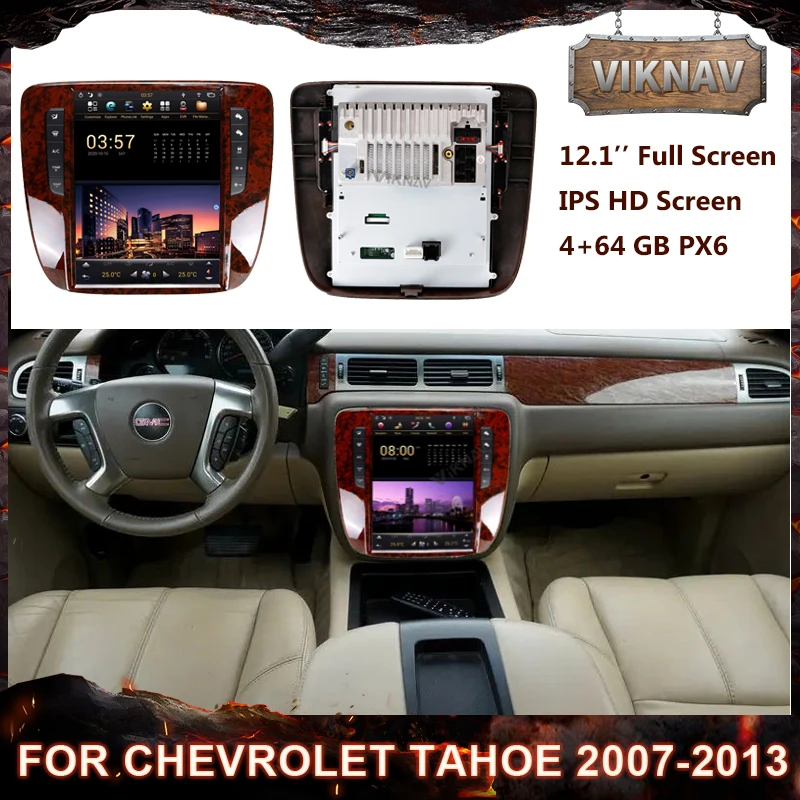 Автомагнитола на Android для GMC Yukon для Chevrolet Tahoe 2007-2013, автомобильный стерео Мультимедийный Плеер, экран, GPS-навигация, магнитофон
Автомагнитола на Android для GMC Yukon для Chevrolet Tahoe 2007-2013, автомобильный стерео Мультимедийный Плеер, экран, GPS-навигация, магнитофон