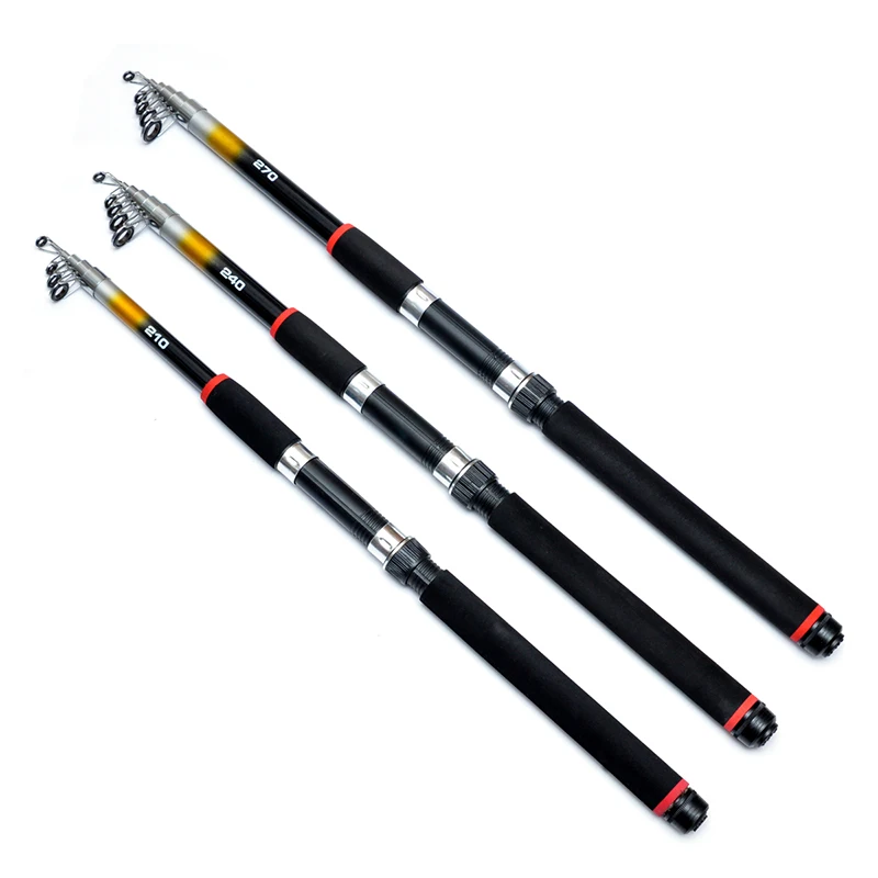 Newly 2.1/2.4/2.7M Portable Telescopic Fishing Rod Travel Spinning Fishing Pole Glass Fiber Sea Rod Fishing Tackle Tools SD669
Newly 2.1/2.4/2.7M Portable Telescopic Fishing Rod Travel Spinning Fishing Pole Glass Fiber Sea Rod Fishing Tackle Tools SD669