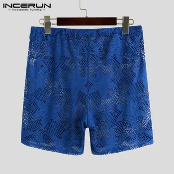 INCERUN Fashion Sexy Men Mesh Boxers Transparent Breathable Shorts Solid Elastic Waist Underwear Men Shorts Homewear Plus Size
INCERUN Fashion Sexy Men Mesh Boxers Transparent Breathable Shorts Solid Elastic Waist Underwear Men Shorts Homewear Plus Size