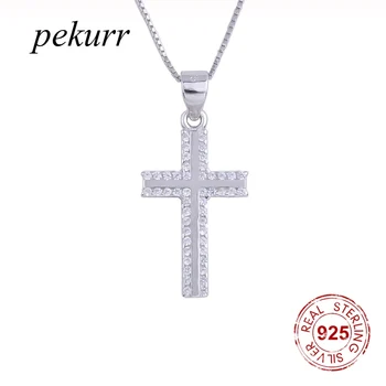 Zircon Edge Big Cross Female Pendants 925 Sterling Silver Cross Necklaces For Women Long Chain Collar Christ Fashion Jewelry
Zircon Edge Big Cross Female Pendants 925 Sterling Silver Cross Necklaces For Women Long Chain Collar Christ Fashion Jewelry