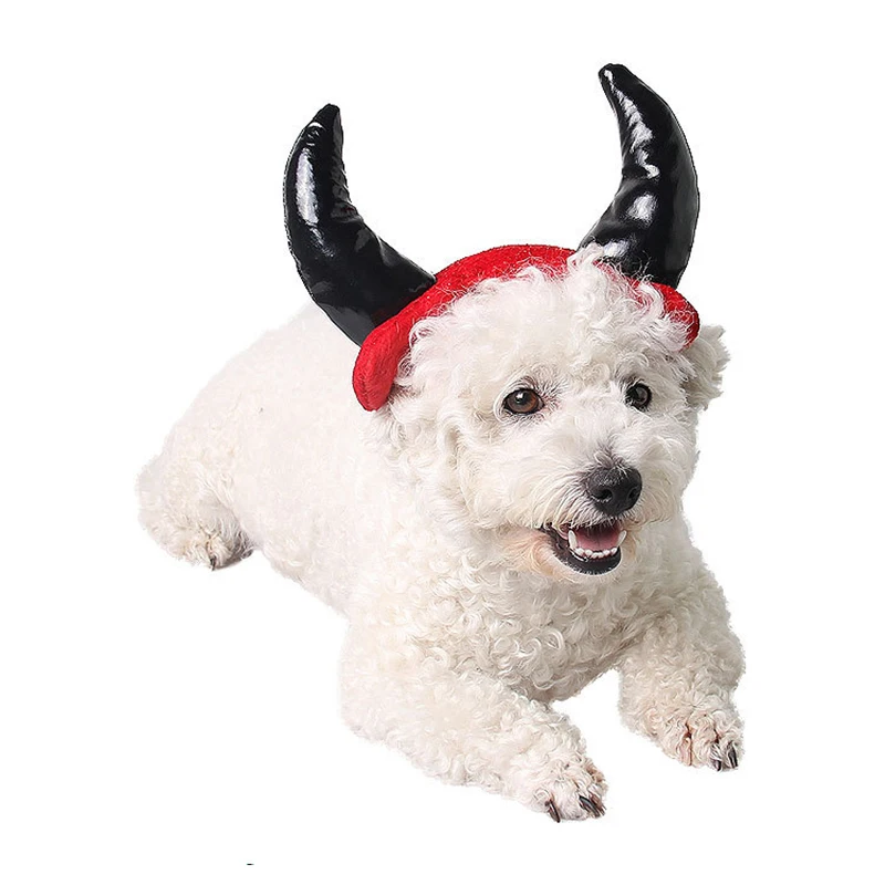 Dogs Halloween Pet Costume Pet Devil Horn for Pet Holiday Cosplay Party Cute Funny Pet Costume for Cats and Small Dogs
Dogs Halloween Pet Costume Pet Devil Horn for Pet Holiday Cosplay Party Cute Funny Pet Costume for Cats and Small Dogs