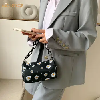Flower Print Chain Summer Canvas Tote Women Mini Shoulder Messenger Bags Purses Simple Female Daily Messenger Bag
Flower Print Chain Summer Canvas Tote Women Mini Shoulder Messenger Bags Purses Simple Female Daily Messenger Bag