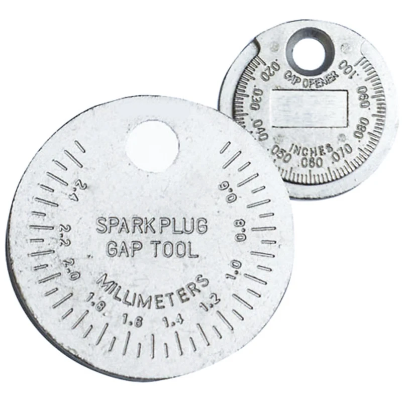 1pc Spark Plug Gap Gauge Measurement Tool Coin- Type 0.6-2.4mm Range Spark Plug Gage Caliber Measuring Tool Hot Sale mini
1pc Spark Plug Gap Gauge Measurement Tool Coin- Type 0.6-2.4mm Range Spark Plug Gage Caliber Measuring Tool Hot Sale mini