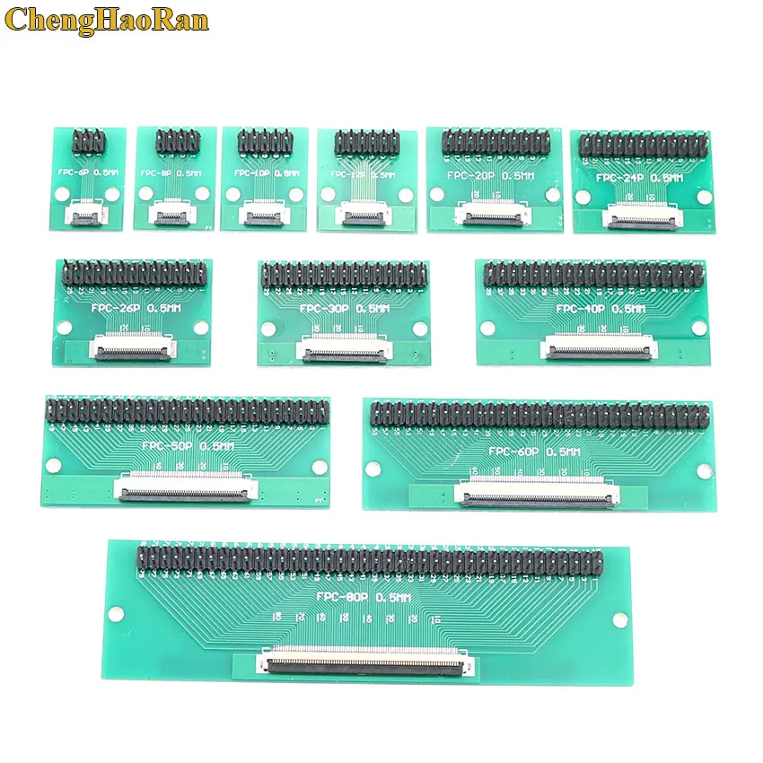 1Pcs 30 pin 0.5mm FFC FPC to 30P DIP 2.54mm PCB converter board adapter  KQ 