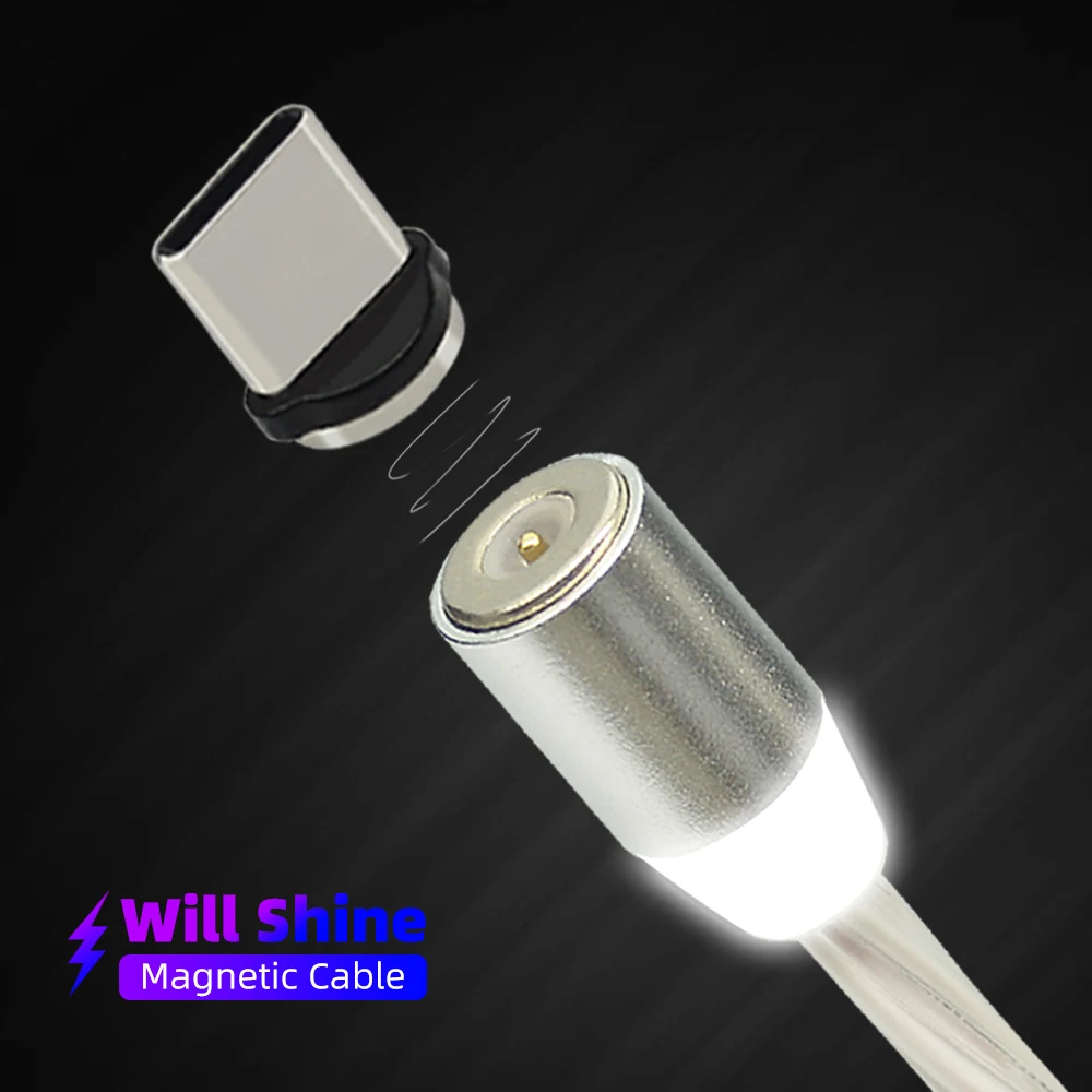 CHAURE light flow line 2A Fast Charging Magnetic cable for T-C LED Data Cable for huawei xiaomi Type-c Magnet Charger Cord 1m
CHAURE light flow line 2A Fast Charging Magnetic cable for T-C LED Data Cable for huawei xiaomi Type-c Magnet Charger Cord 1m