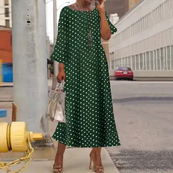 Women's Printed Sundress ZANZEA 2020 Bohemian Summer Maxi Dress Casual Long Sleeve Vesitidos Female Polka Dot Robe Oversized 5XL
Women's Printed Sundress ZANZEA 2020 Bohemian Summer Maxi Dress Casual Long Sleeve Vesitidos Female Polka Dot Robe Oversized 5XL