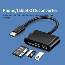 ANMONE Type C To SD Card Reader OTG USB Cable Micro SD/TF Card Reader Adapter Data Transfer for Macbook CellPhone Samsung Huawei ANMONE Type C To SD Card Reader OTG USB Cable Micro SD/TF Card Reader Adapter Data Transfer for Macbook CellPhone Samsung Huawei