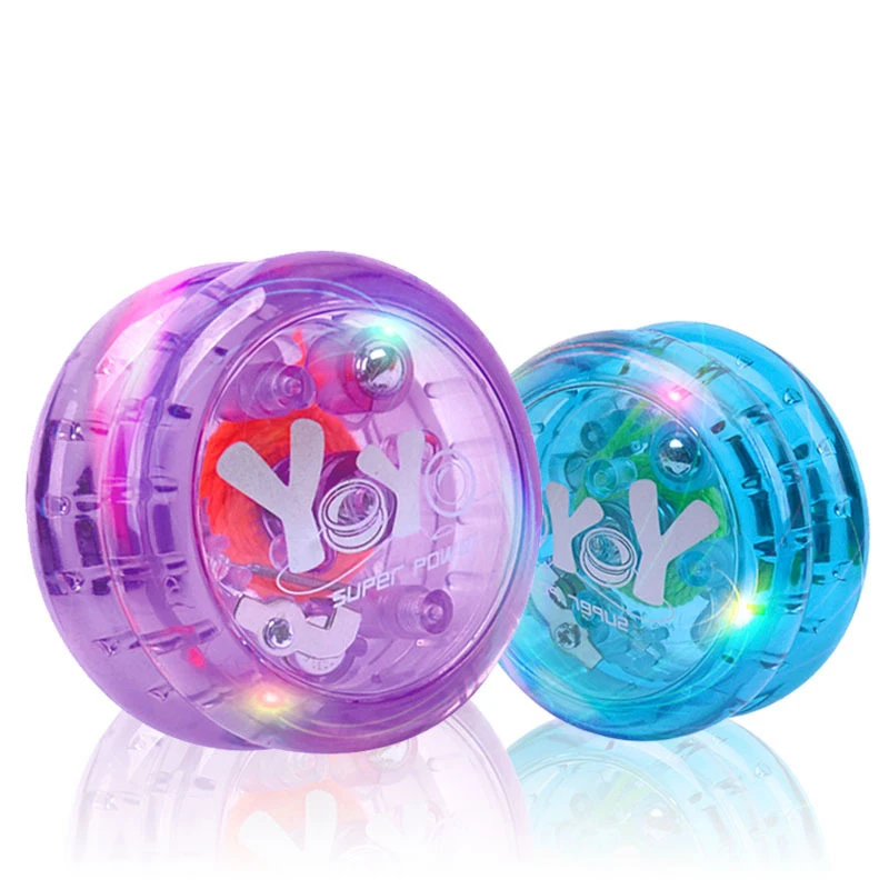 

1PC Bearing Double-sided Colorful Lamp Yoyo Yoyo Ball Children's Toys For Flashing YOYO Ball Children With High Quality