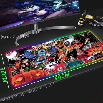 Mairuige Anime One Piece Pumpkin Festival Black RGB Game Mouse Pad LockEdge Computer Desk Mat Non-slip Rubber Stripe Xxl
Mairuige Anime One Piece Pumpkin Festival Black RGB Game Mouse Pad LockEdge Computer Desk Mat Non-slip Rubber Stripe Xxl