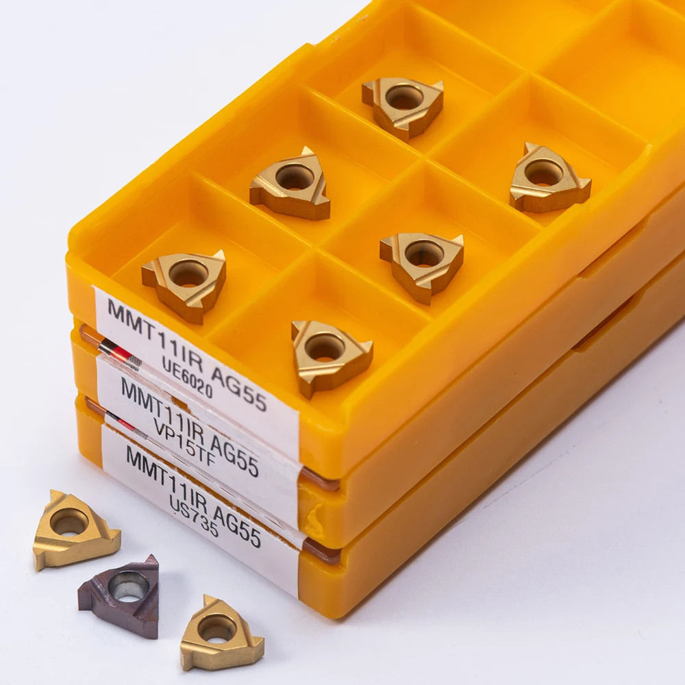 10PCS CNC Machine Insert MMT11IR AG55 VP15TF UE6020 US735 Internal Hardness Turning Tool MMT 11IR Aluminum Carbide Turning Tool
10PCS CNC Machine Insert MMT11IR AG55 VP15TF UE6020 US735 Internal Hardness Turning Tool MMT 11IR Aluminum Carbide Turning Tool