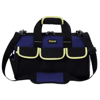 Large Capacity Tool Bag Pouch Hammers Pliers Screwdrivers Holder Storage Bag Large Capacity with Outside 6 Pockets 
Large Capacity Tool Bag Pouch Hammers Pliers Screwdrivers Holder Storage Bag Large Capacity with Outside 6 Pockets