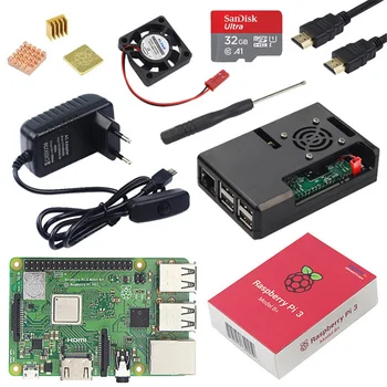 Original Raspberry Pi 3 Model B Plus with WiFi&Bluetooth+ABS Case+CPU Fan+3A Power with ON/OFF Switch+Heat Sink Raspberry Pi 3B+
Original Raspberry Pi 3 Model B Plus with WiFi&Bluetooth+ABS Case+CPU Fan+3A Power with ON/OFF Switch+Heat Sink Raspberry Pi 3B+