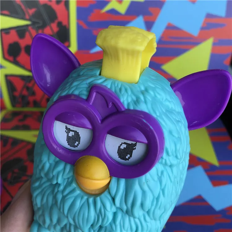 Digital Eyes Details about   FURBY  Interactive Purple Blue Plush Pet Toy Hasbro Electronic 