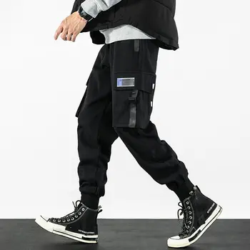 Multi-Pocket Men's Jogging Pants Ribbons Sweatpants Casual Trousers Male 2020 New Cargo Pants Men Elastic Waist Pants Loose
Multi-Pocket Men's Jogging Pants Ribbons Sweatpants Casual Trousers Male 2020 New Cargo Pants Men Elastic Waist Pants Loose