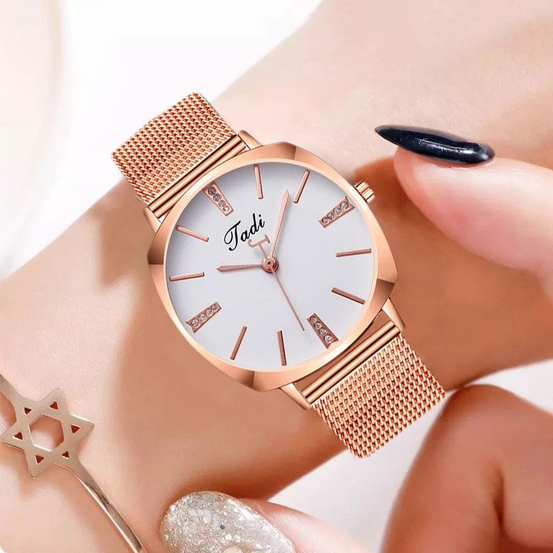 New Watch Women Luxury Delicate Small Dial Analog Quartz Fashion Stainless Steel Band Women's Watches Dress Clock Reloj Mujer
New Watch Women Luxury Delicate Small Dial Analog Quartz Fashion Stainless Steel Band Women's Watches Dress Clock Reloj Mujer