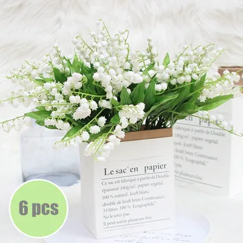 6pcs Artificial Flowers Bell Orchid 37cm Real Touch Flowers Bouquet Mariage For Home Party Wedding Decorations Fake Flower
6pcs Artificial Flowers Bell Orchid 37cm Real Touch Flowers Bouquet Mariage For Home Party Wedding Decorations Fake Flower