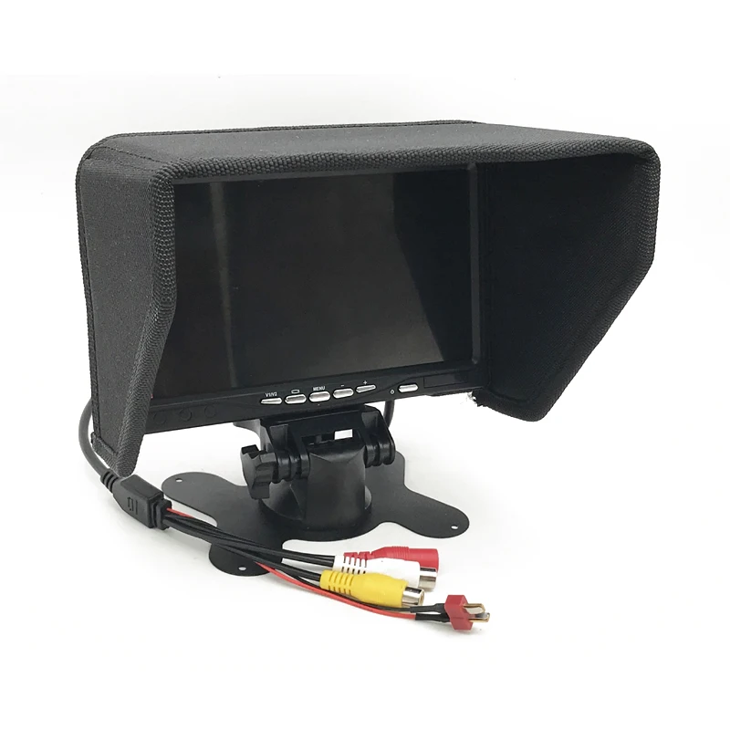 Видеомонитор 5 8G FPV не синий экран 7 дюймов 1024x600 цветной TFT ЖК-дисплей с